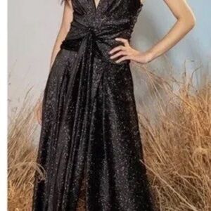 Shimmering Black Jumpsuit